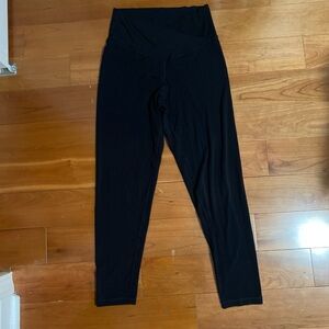 Aerie Black High Waisted Crossover Leggings